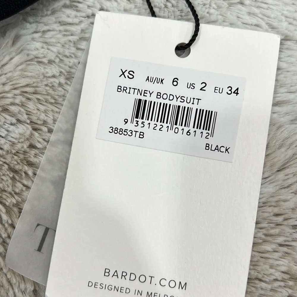 Bardot Britney Bodysuit in Black - Picture 6 of 9